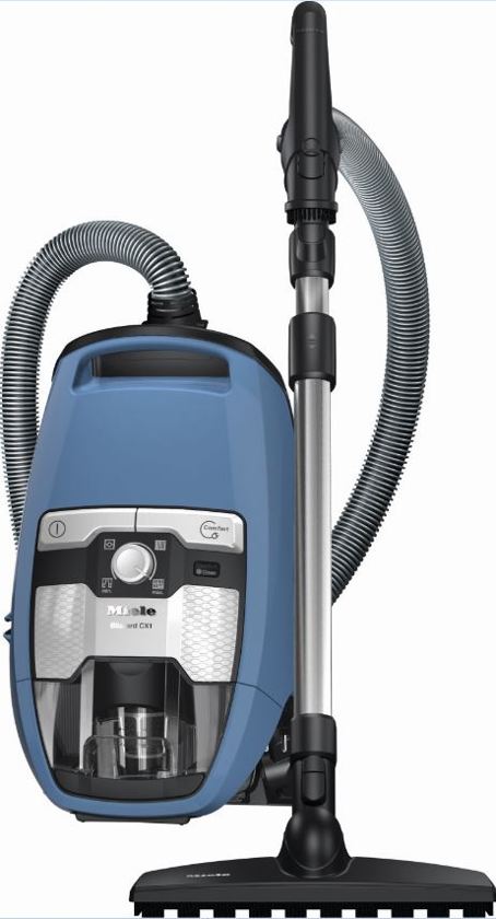 Miele Blizzard CX1 Parquet PowerLine - Stofzuiger zonder zak - Techblauw