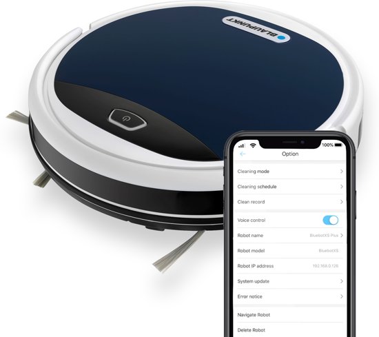 Blaupunkt Bluebot XEASY Robotstofzuiger - Bestuurbaar via App